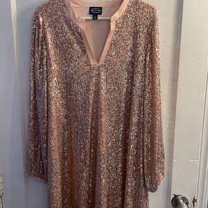 Scoop Sequin Dress